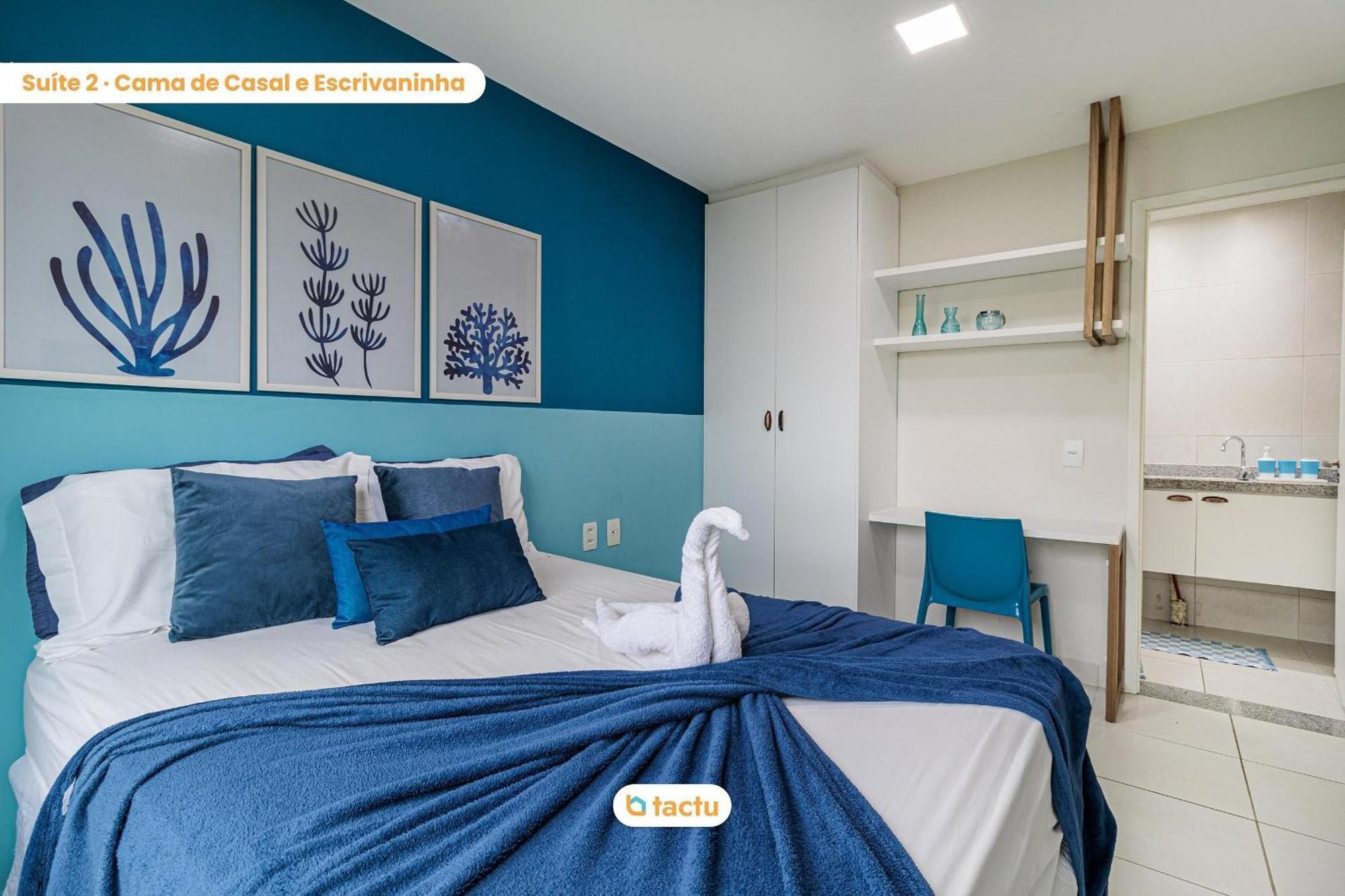 Apartamento gigante de 98 m2 no bloco mais luxuoso do VG Sun Cumbuco por Tactu Exterior foto