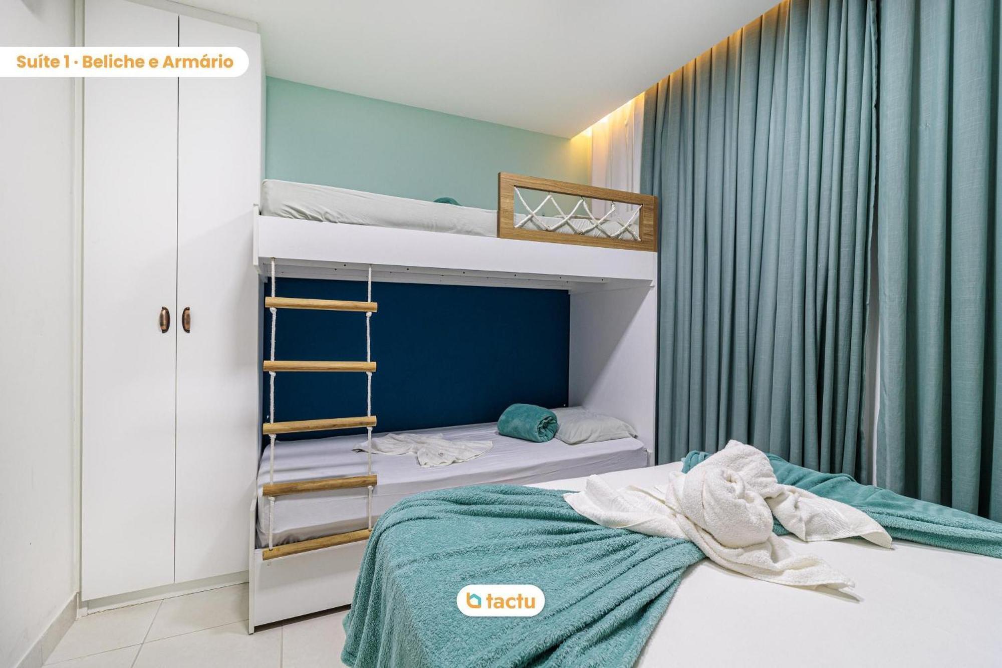 Apartamento gigante de 98 m2 no bloco mais luxuoso do VG Sun Cumbuco por Tactu Exterior foto