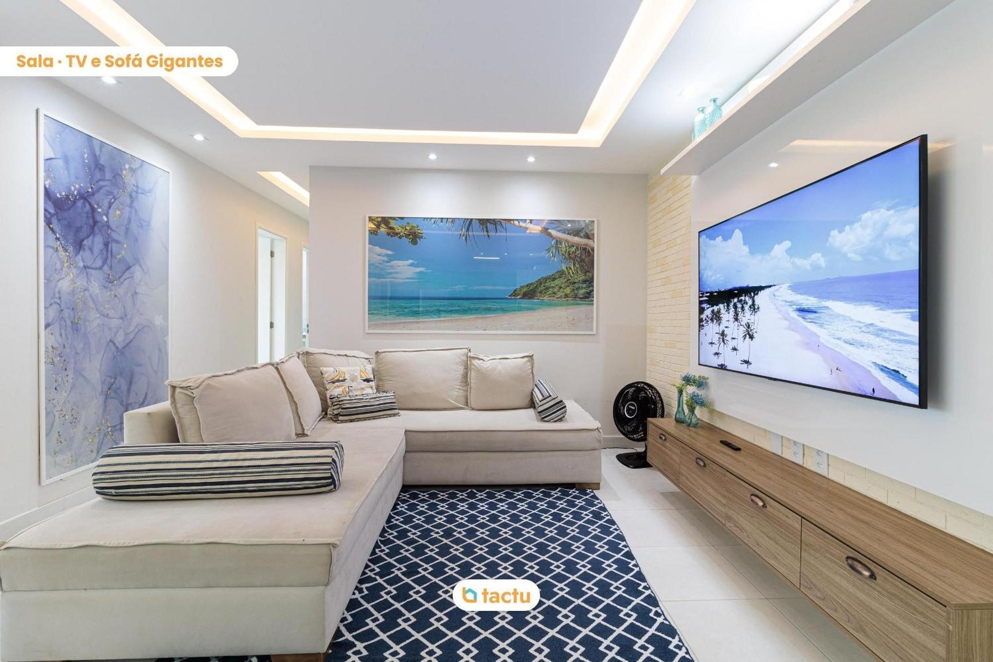 Apartamento gigante de 98 m2 no bloco mais luxuoso do VG Sun Cumbuco por Tactu Exterior foto