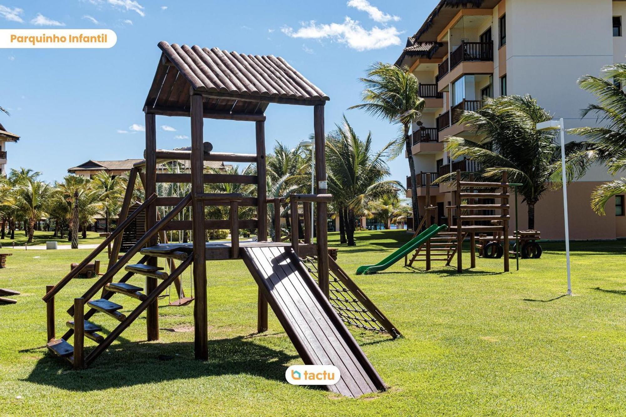 Apartamento gigante de 98 m2 no bloco mais luxuoso do VG Sun Cumbuco por Tactu Exterior foto