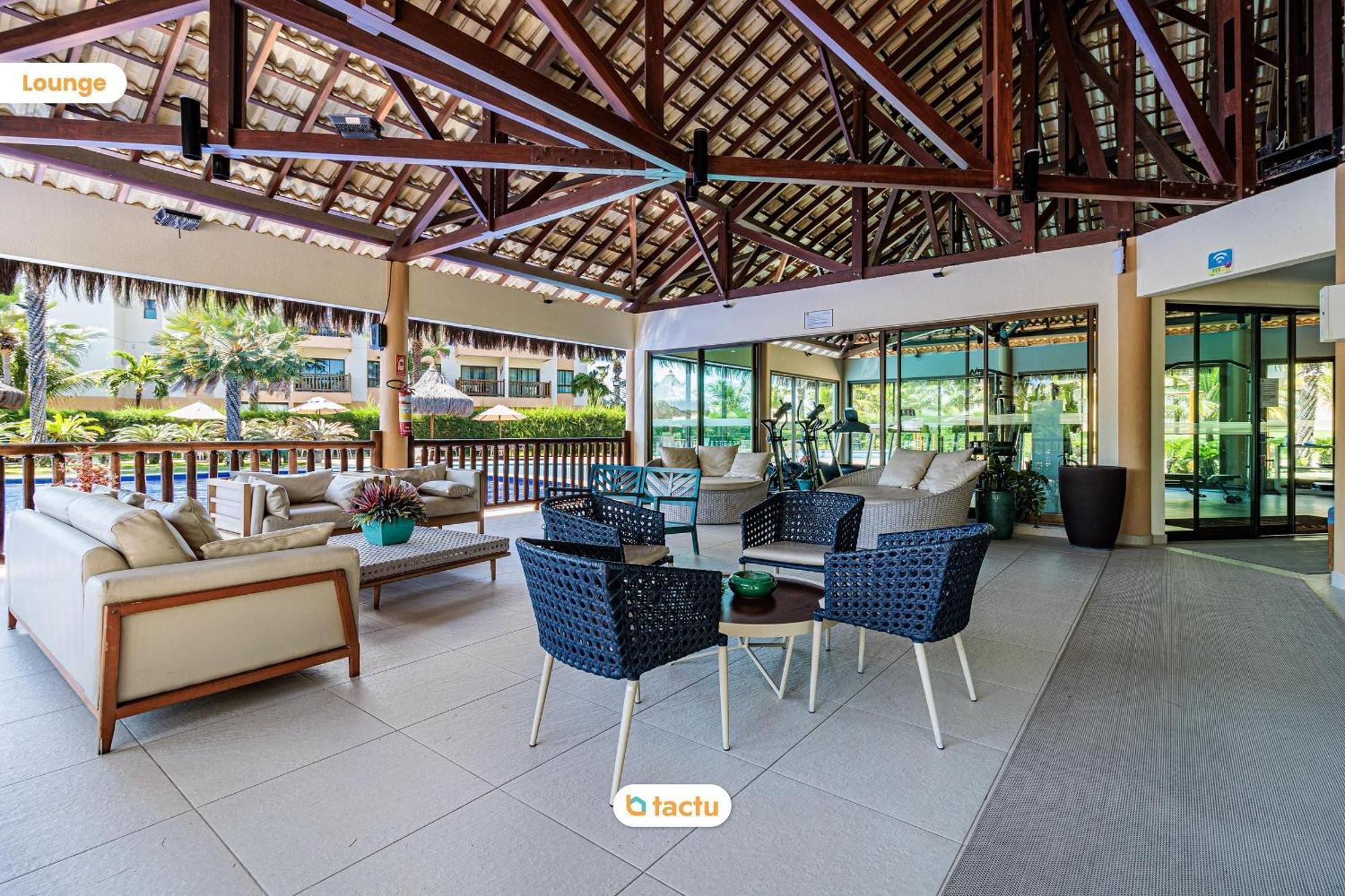 Apartamento gigante de 98 m2 no bloco mais luxuoso do VG Sun Cumbuco por Tactu Exterior foto